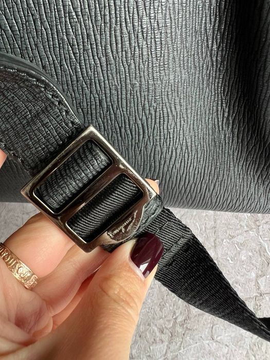 Salvatore ferragamo рюкзак кожаный мужской