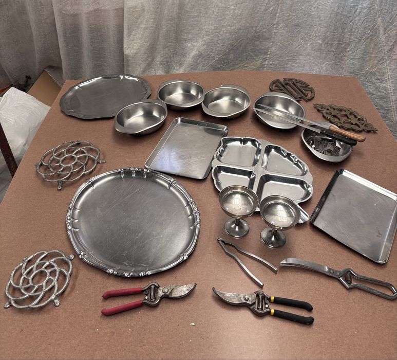 Travessas de INOX e outros acessórios