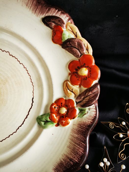 Duża patera Villeroy&Boch,  secesja,  Art Deco, antyk,  porcelana