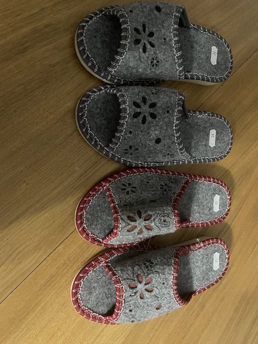Pantofle filcowe nowe