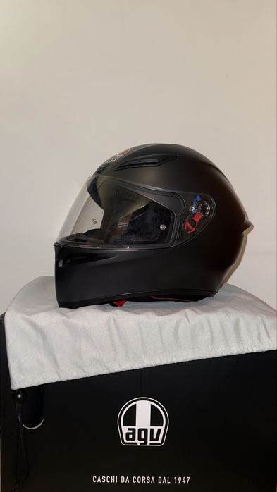 AGV K1 Matt Black ML (Caixa + Saco Original)