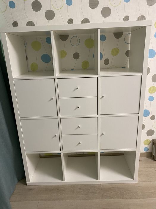 Шафа для документів IKEA Стелаж, білий, 112х147 см