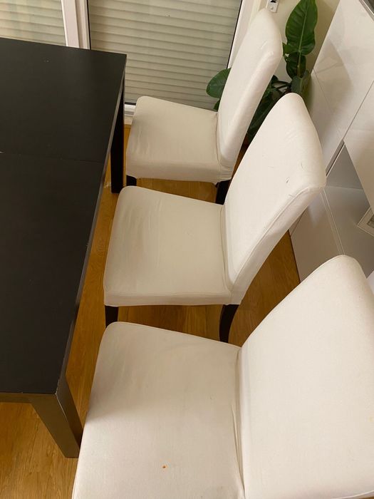 Mesa sala jantar extensivel e 6 cadeiras