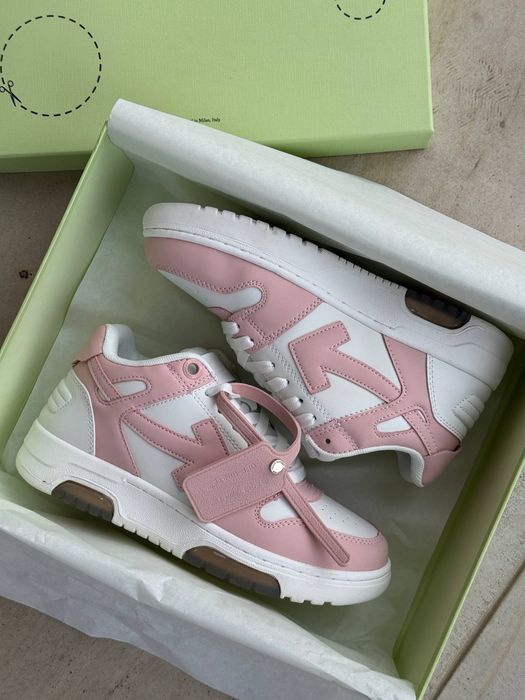 36 37 38 39 40 Жіночі кросівки OFF-WHITE OUT OF OFFICE  PINK WHITE