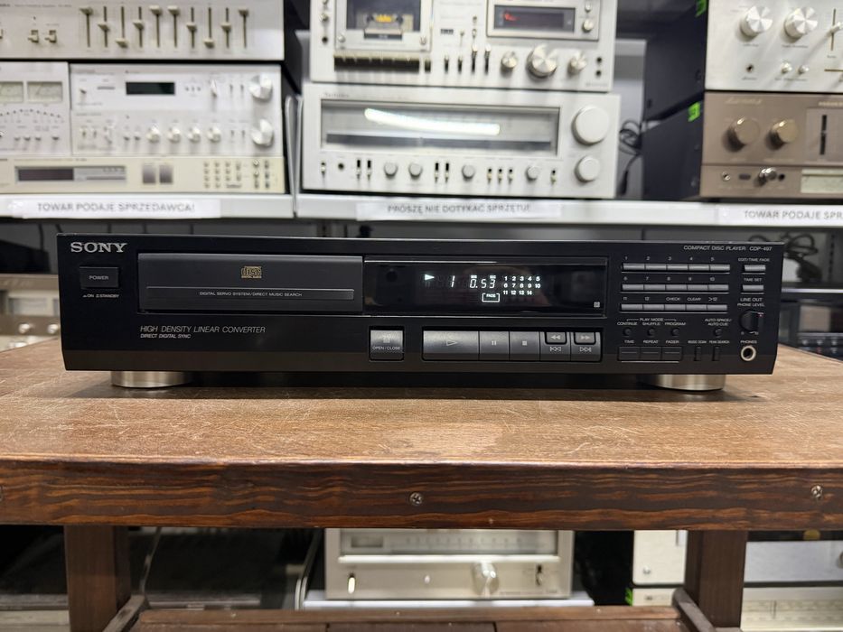 ‼️ Sony CDP-497 – Odtwarzacz CD Hi-Fi z Przetwornikiem Pulse DAC i Programowaniem Odtwarzania Utworów | Audio Room