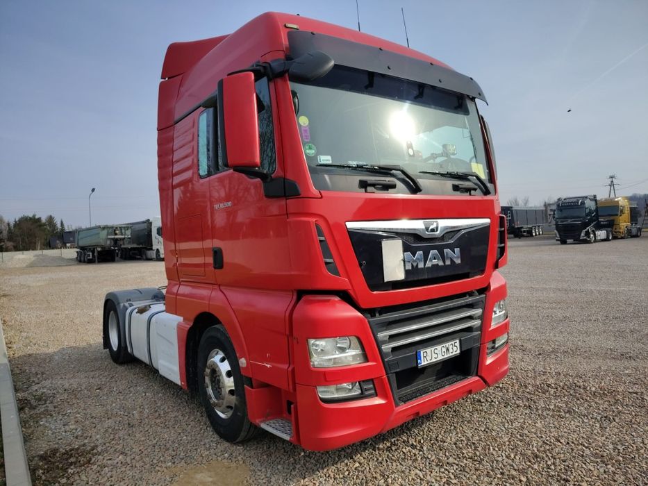Man tgx 500. Stan bardzo dobry Alusy, hydraulika,nowe tacho
