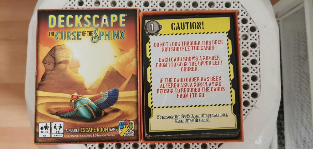 Jogo Deckscape The Curse of the Sphinx