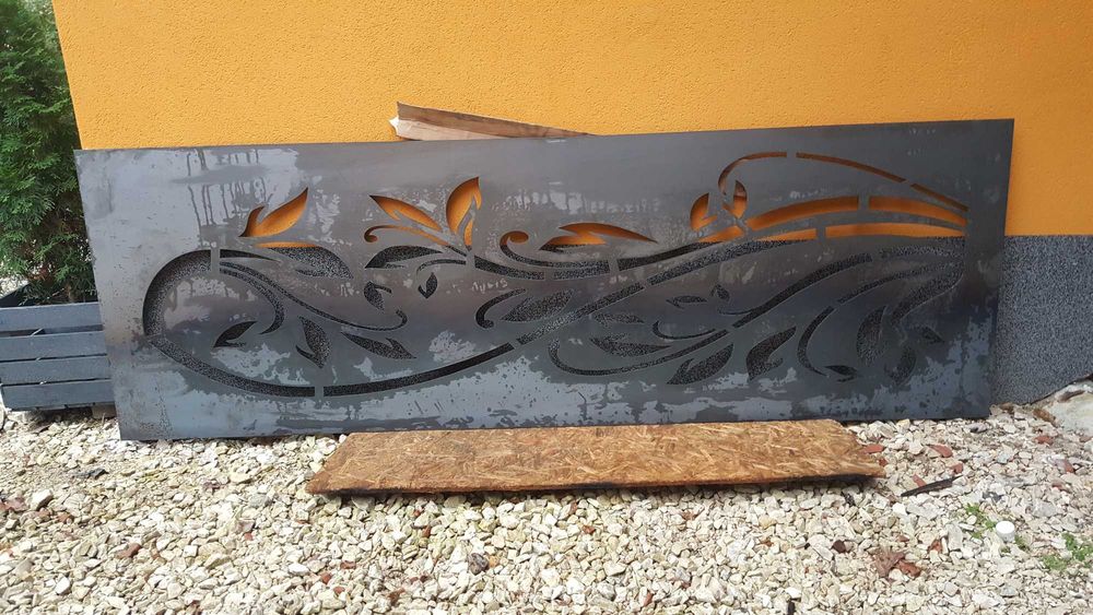Blacha ozdobna ażurowa CNC blacha 2 MM NOWOŚĆ bramy balustrad ogrodzeń