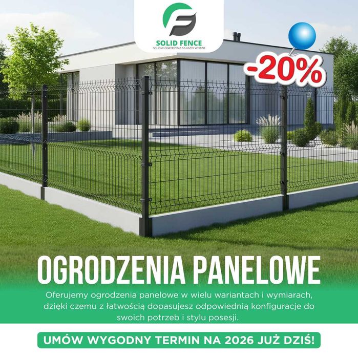 Ogrodzenie panelowe ogrodzenia kompleksowo z montażem panel siatka