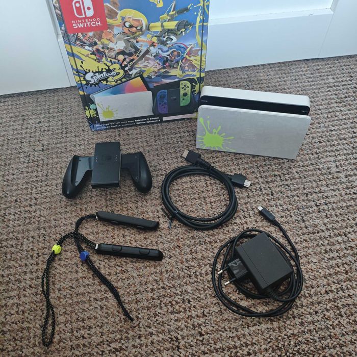 Nintendo Switch OLED Edycja Splatoon 3 + Etui + Gratisy
