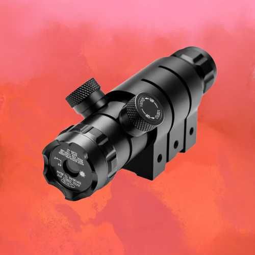 Laser Celownik Taktyczny 532nm Czerwony Montaż + Włącznik Zestaw