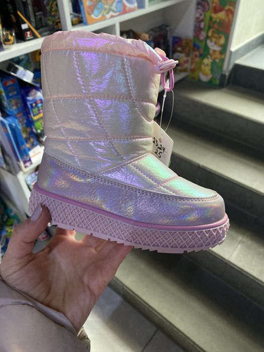 Дутики, зимове взуття дівчинці, зимові черевики, зимові ботінки
