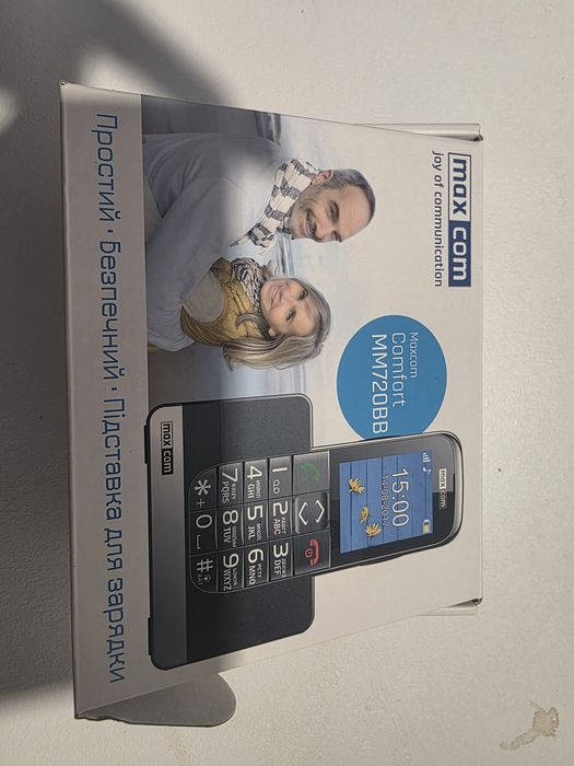 Telefon komórkowy dla seniora maxcom