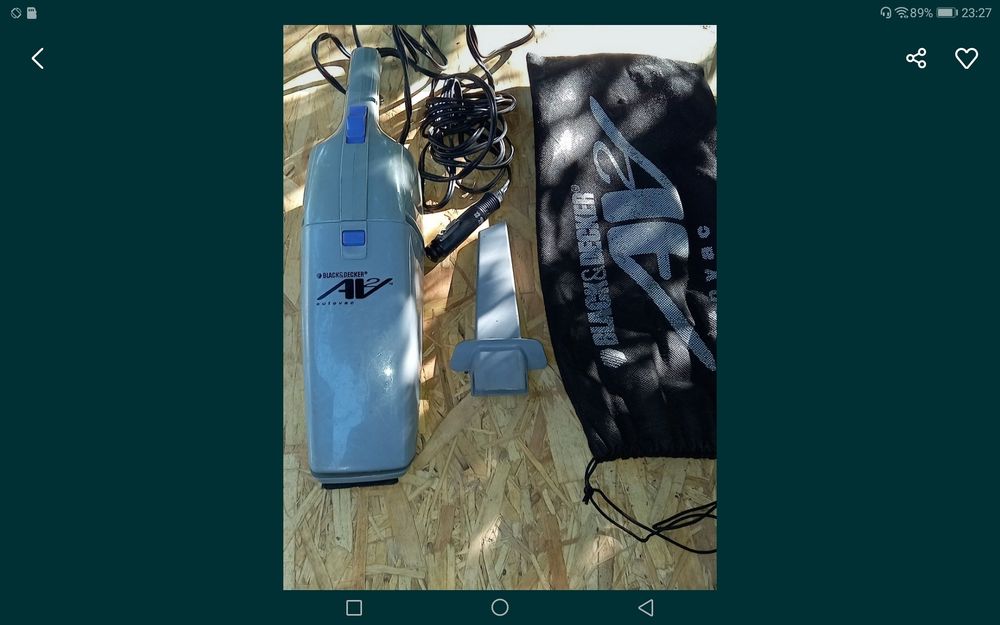 Vendo aspirador Black & Decker