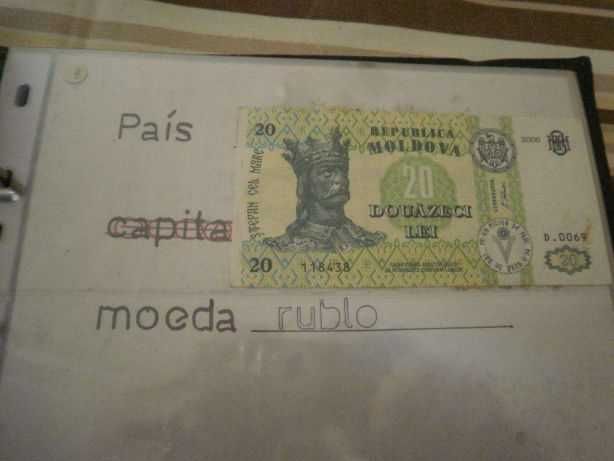 MOLDAVIA Chisnau 6 NOTAS 2 Novas NÃO Circuladas e 4 circuladas em MBC