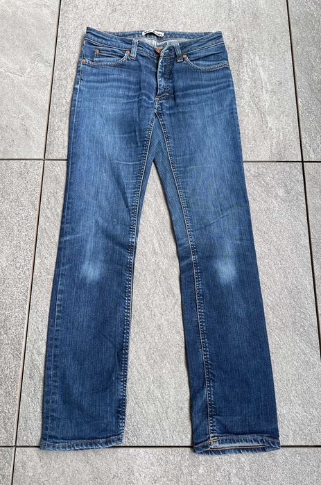 Spodnie jeansowe ACNE JEANS Hep Raw damskie dżinsy slim r. 28/32