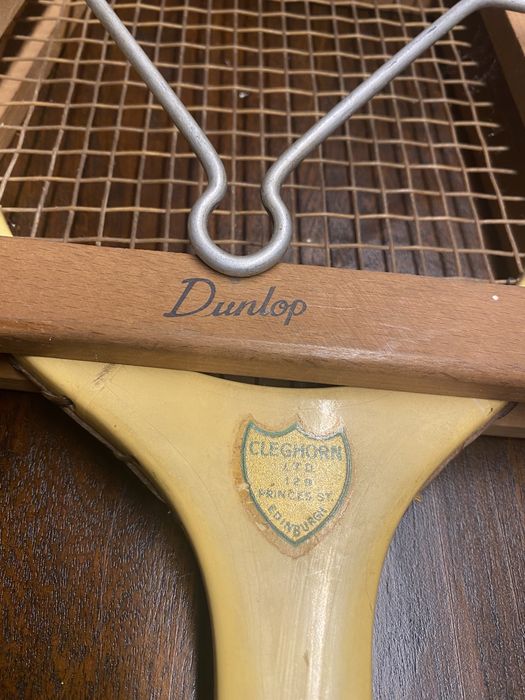 Raquete em madeira dunlop vintage