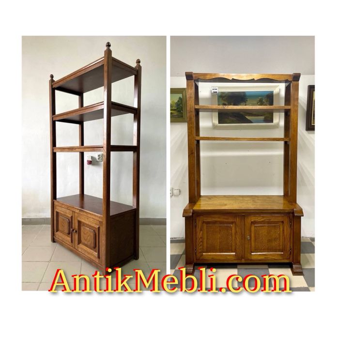 Дубовий стелаж сирна шафа стеллаж дерево 1406 2463