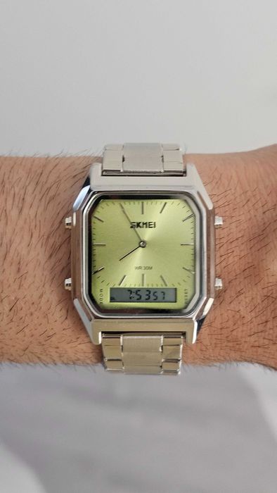 Relógio Verde Quartz Skmei