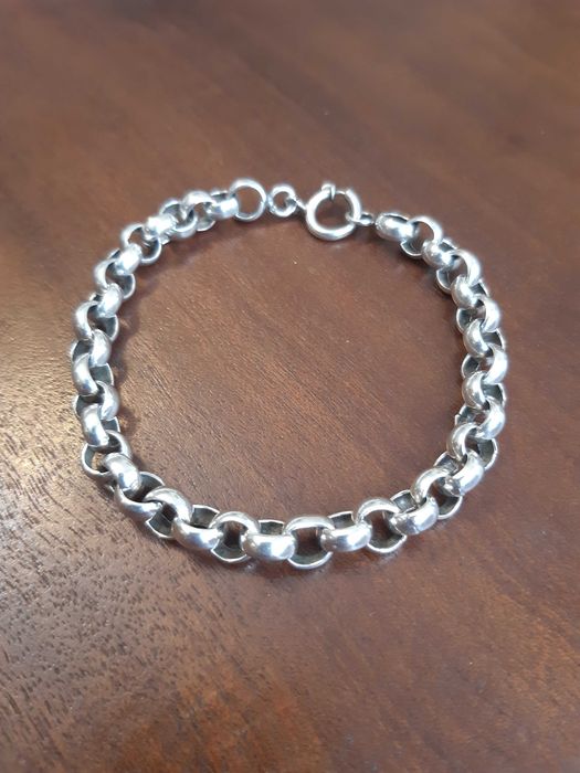 Pulseira argolas em prata (Portugal) séc. XX