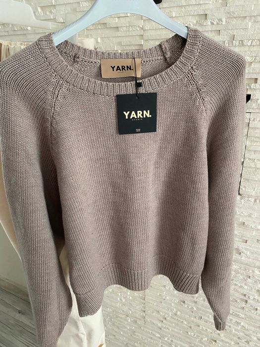 Yarn 100% wełna merynos nowy fango sweterek