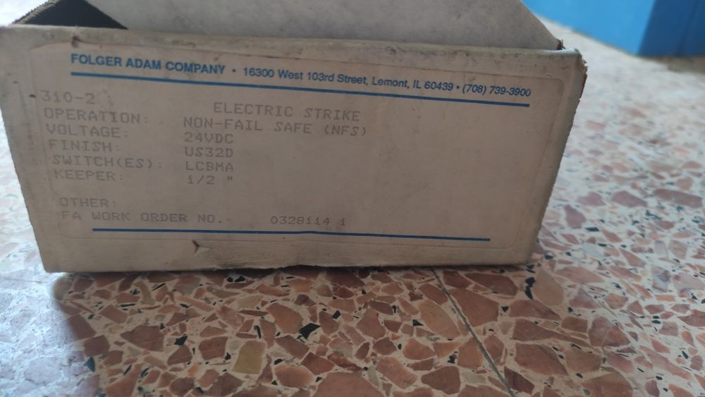 Testa tranca elétrica