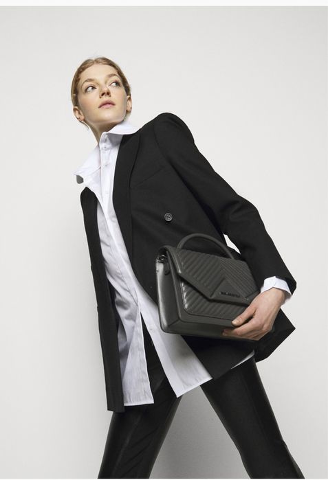 Torebka szara Karl Lagerfeld oryginalna crossbody