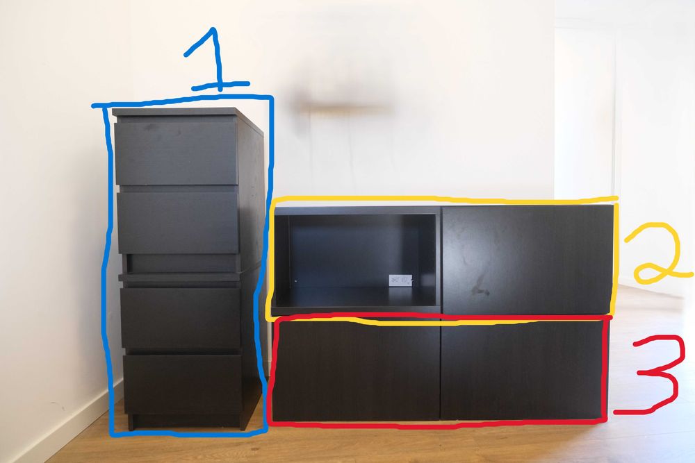 Móvel de arrumação