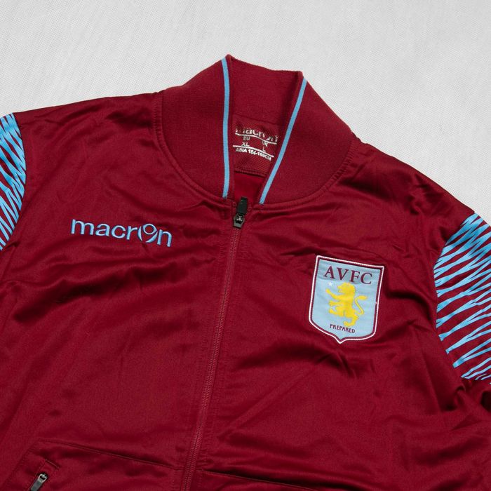 Macron Aston Villa bluza dresowa L burgund