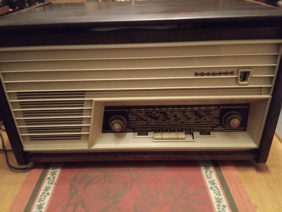 Radio gira discis grande Philips