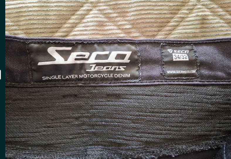 Męski spodnie Motocyklowe 34/32 SECA SQUADRON