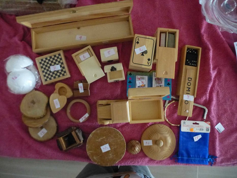 Various boxes and craft materials64286070521217122