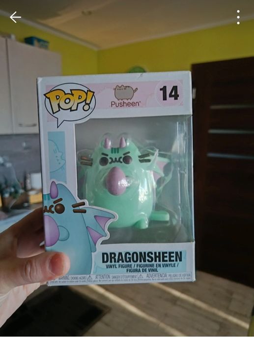 Pusheen smok zielony figurka Dunlop pop