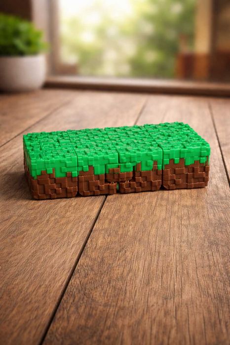 Фіджет нескінченний куб антистрес Майнкрафт (Minecraft)