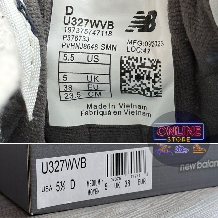 36-45р Кросівки New Balance 327 Rich Earth Phantom