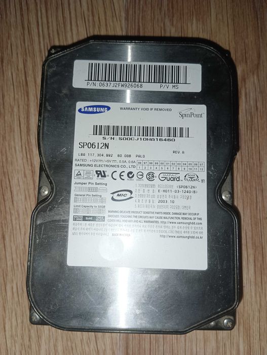 HDD/Жёсткие диски 200/160/80/60/40 Гб, SATA & IDE. WD, Hitachi и т.д.