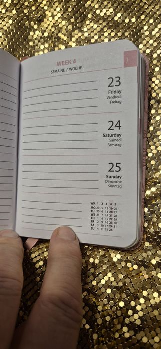 Agenda kalendarz kieszonkowy 2026 terminarz planer