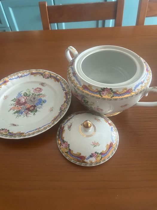 Terrina em porcelana limoges