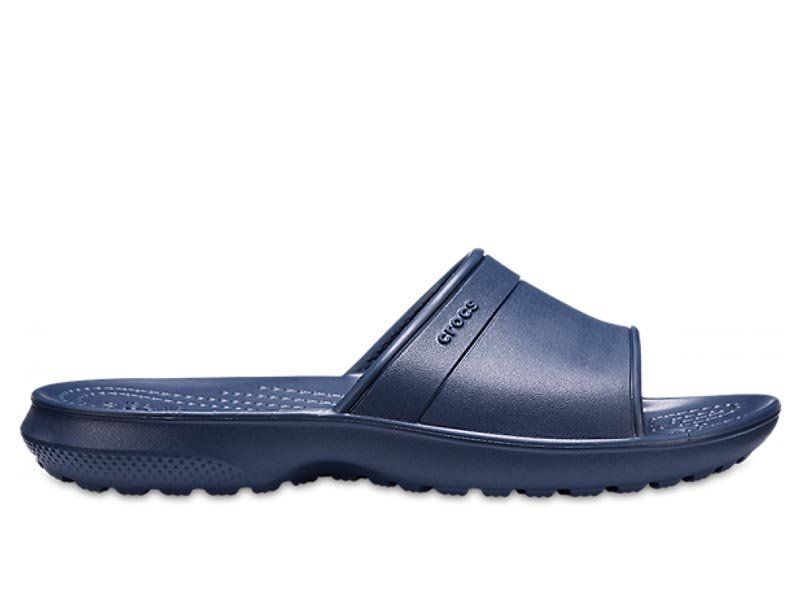 Crocs Klapki dziecięce - Classic Slide Kids - r 28,5 - granatowe Navy