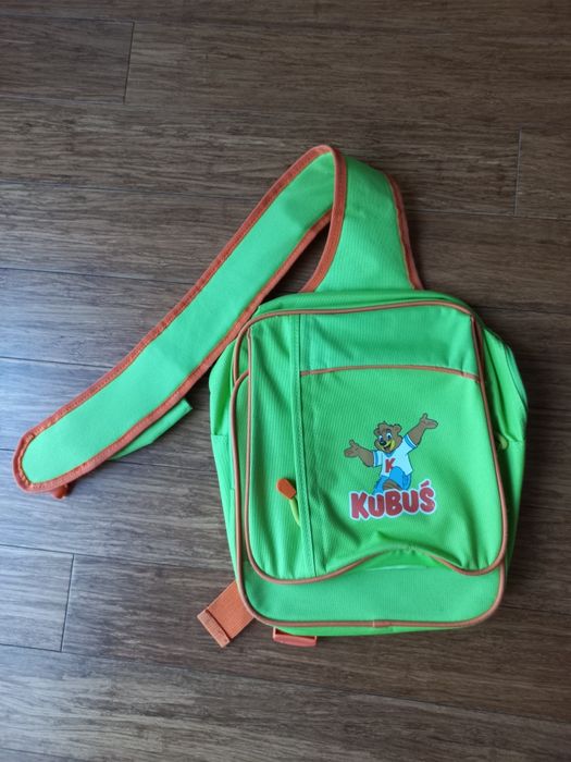 Plecak Kubuś zielony na jedno ramię
