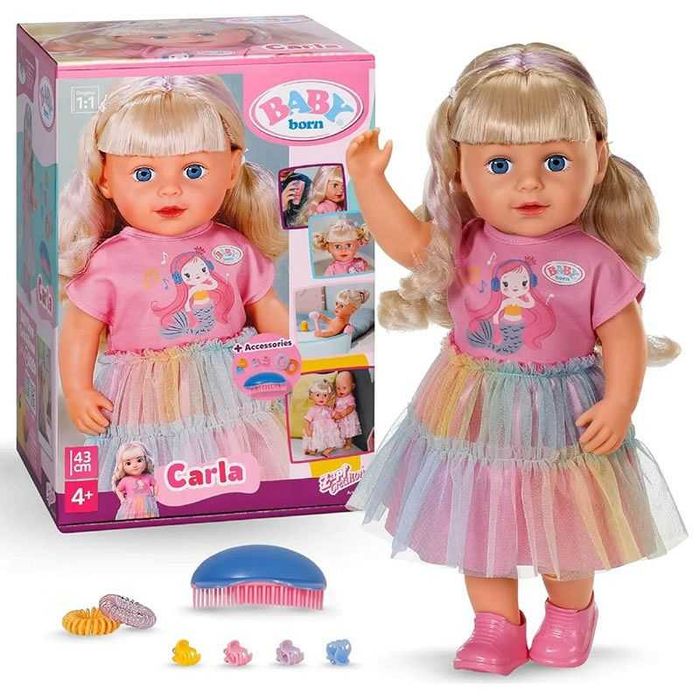 Лялька BABY born Карла 43 см + аксесуари для волосся 838006