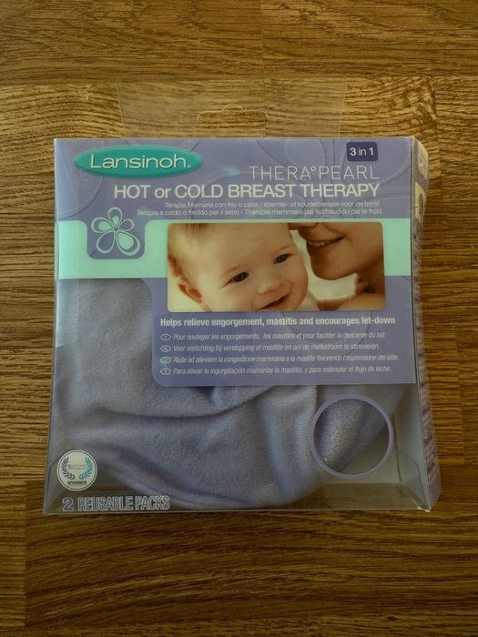 Terapia mamária quente ou fria Lansinoh Thera°Pearl 3 em 1
