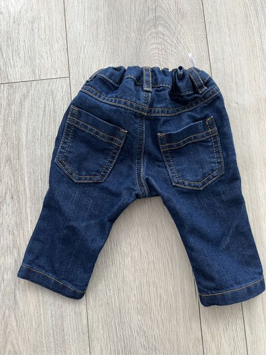 Spodnie jeansowe 56 C&A niemowlęce dżinsy