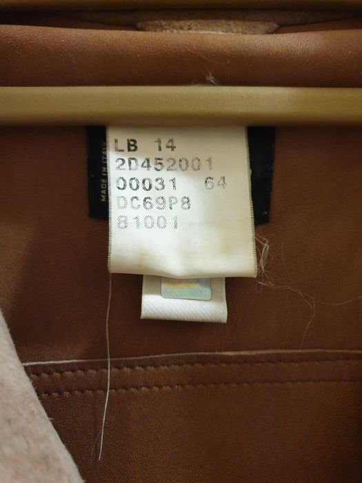 Dolce & Gabbana AW2001 Бежева замшева куртка