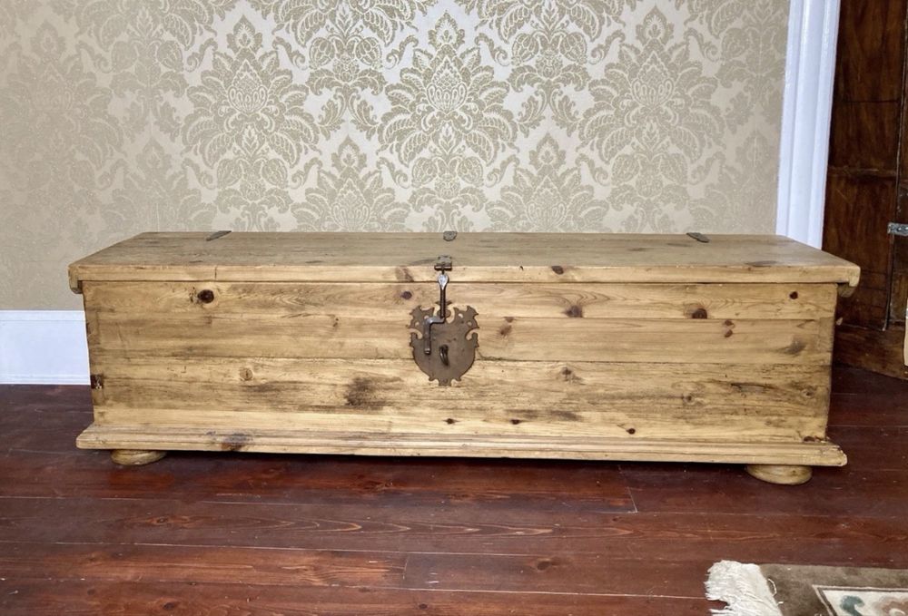 Arca mexicana madeira maciça