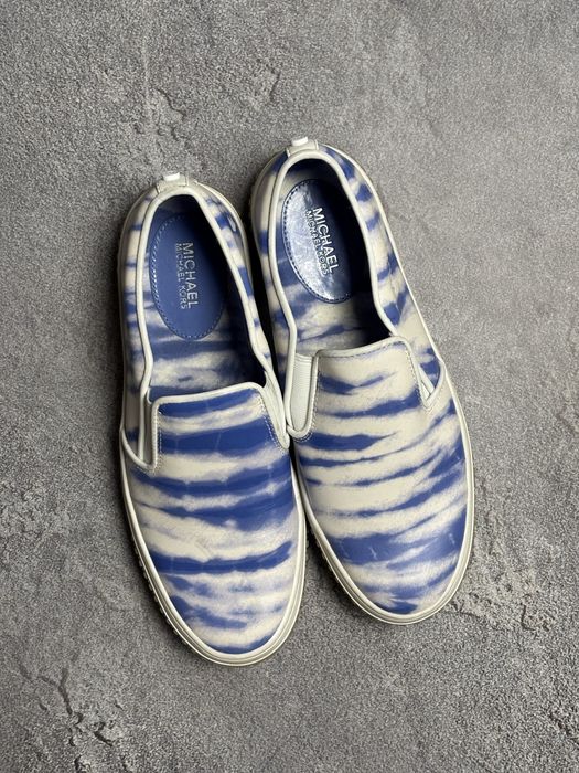 Michael Kors Poppy Slip-On Blue Tie-Dye сліпони кеди 38.5 розмір
