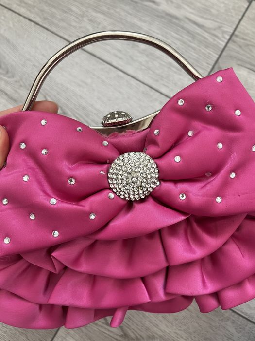 Жіночий рожевий клатч сумочка