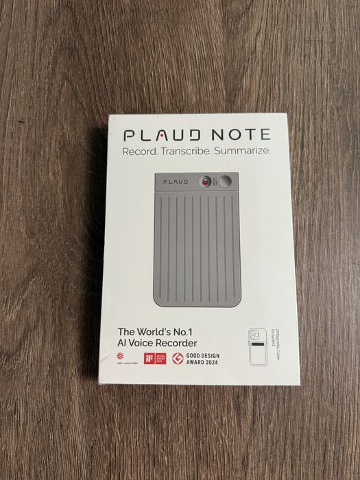 Цифровий диктофон PLAUD Note ChatGPT Empowered AI Voice Recorder Black