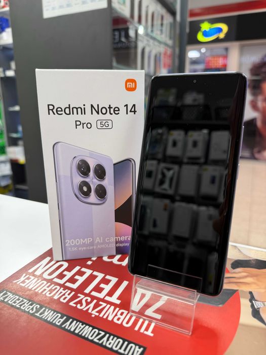 Redmi Note 14 Pro 5G 8/256GB | Gwarancja 10.11.2027r | Sklep | Stan idealny