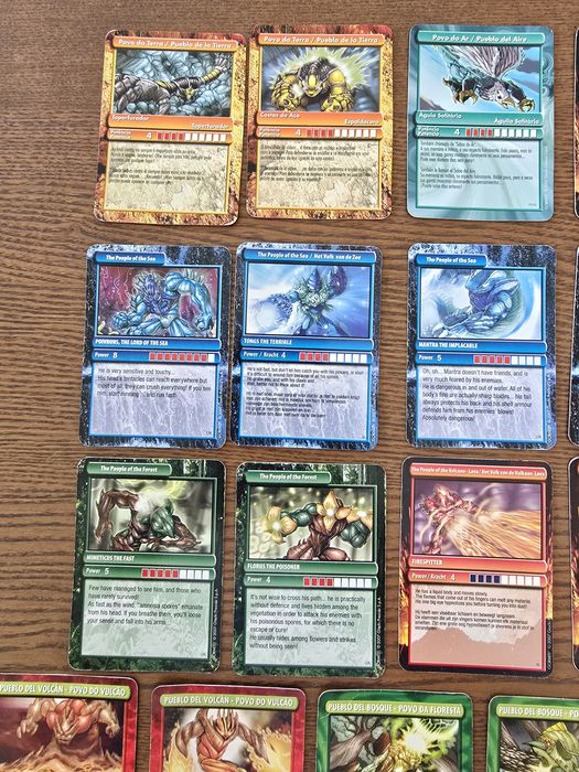Lote de 17 cartas Gormiti